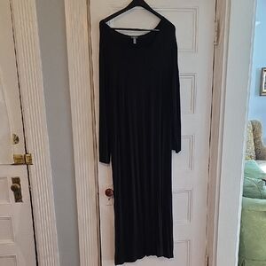 Elegant Black Long Sleeve Dress
